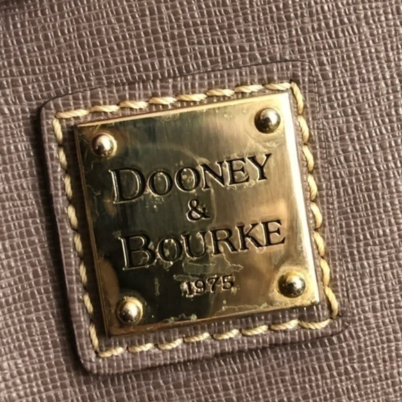 DOONEY and bourke gray taupe tote bag - Picture 4 of 11